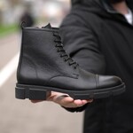 Ботинки мужские кожаные(179)